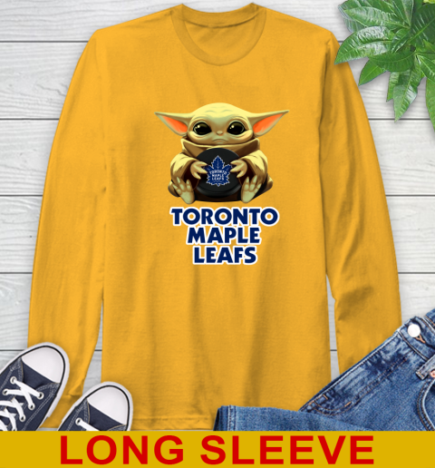 NHL Hockey Toronto Maple Leafs Star Wars Baby Yoda Shirt 60