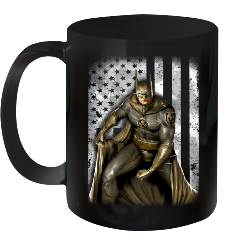 Vegas Golden Knights NHL Hockey Batman DC American Flag Shirt Ceramic Mug 11oz