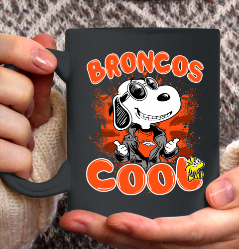 NFL Football Denver Broncos Cool Snoopy Shirt Ceramic Mug 11oz