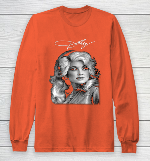 Dolly Parton Classic Vintage Signature Long Sleeve T-Shirt 3