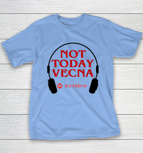Not Today Vecna Youth T-Shirt 8
