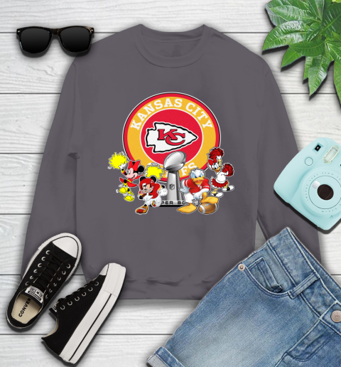 Kansas City Chiefs super bowl 2019 2020 mickey mouse minnie mouse donald duck daisy duck football shirt 117