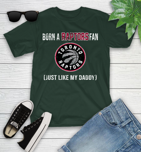 NBA Toronto Raptors Loyal Fan Just Like My Daddy Basketball Shirt Youth T-Shirt 4