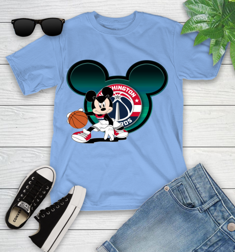NBA Washington Wizards Mickey Mouse Disney Basketball Youth T-Shirt 11