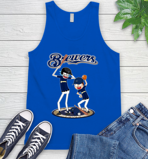 MLB Milwaukee Brewers Rick And Morty Baseball 74