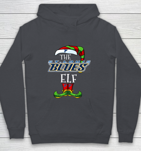 St.Louis Blues Christmas ELF Funny NHL Youth Hoodie 5