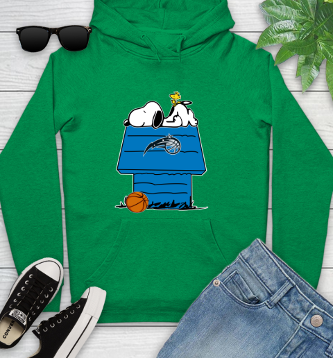 Orlando Magic NBA Basketball Snoopy Woodstock The Peanuts Movie Youth Hoodie 7