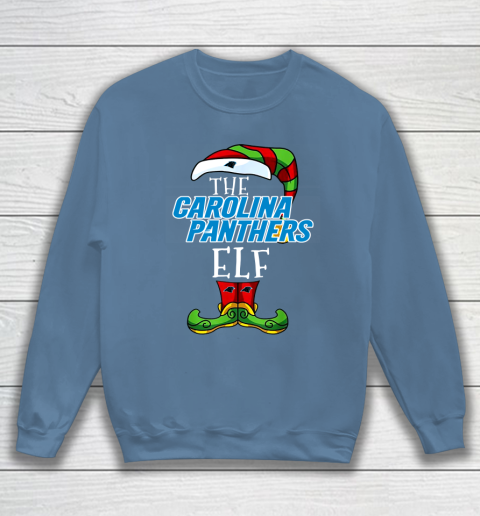 Carolina Panthers Christmas ELF Funny NFL Sweatshirt 6