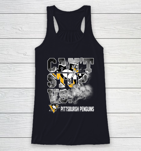 NHL Pittsburgh Penguins Hockey Can't Stop Vs Racerback Tank 7