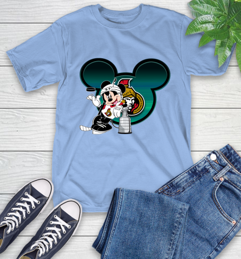 NHL Ottawa Senators Stanley Cup Mickey Mouse Disney Hockey T Shirt T-Shirt 11