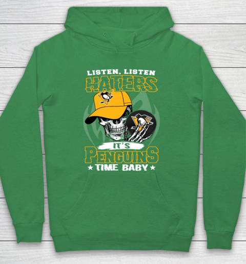 Listen Haters It is PENGUINS Time Baby NHL Hoodie 5