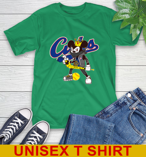 Chicago Cubs MLB Baseball Mickey Peace Sign Sports T-Shirt 7