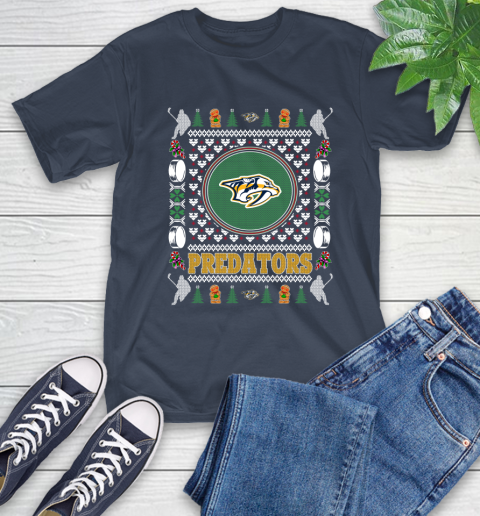Nashville Predators Merry Christmas NHL Hockey Loyal Fan Ugly Shirt 3