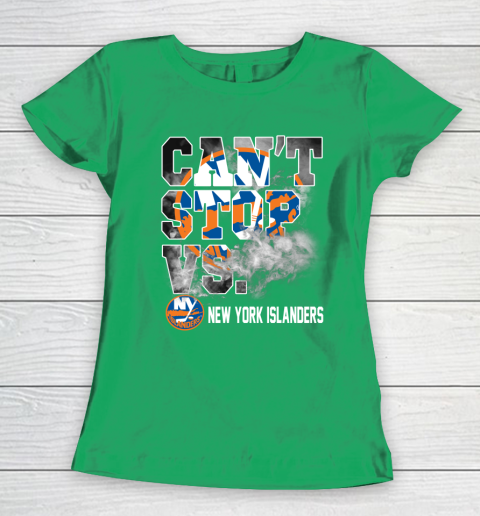 NHL New York Islanders Hockey Can't Stop Vs Women's T-Shirt 5