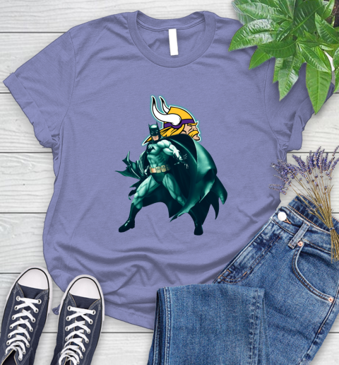 NFL Batman Football Sports Minnesota Vikings Women's T-Shirt 11