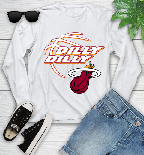 NBA Miami Heat Dilly Dilly Basketball Sports Youth Long Sleeve