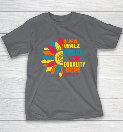 Equality Hope Diversity Kamala Harris Waltz Peace Love Youth T-Shirt 5