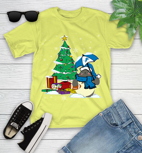 Detroit Lions NFL Football Cute Tonari No Totoro Christmas Sports Youth T-Shirt 10