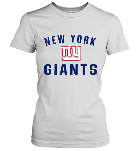 New York Giants NFL Line Gray Victory Women's T-Shirt