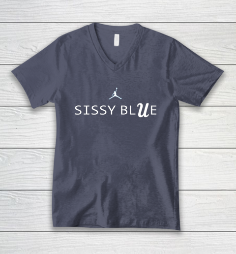 Sissy Blue Shirt UCLA V-Neck T-Shirt 5