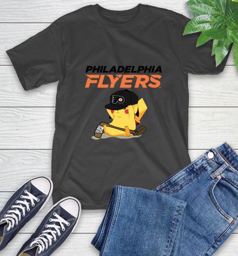 NHL Pikachu Hockey Sports Philadelphia Flyers T-Shirt 2