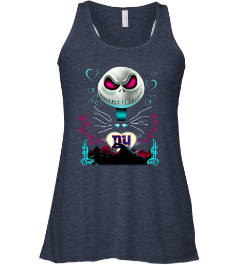 NFL New York Giants Jack Skellington Sally The Nightmare Before Christmas Football UIxlJkj9yln flowy tank 32 95 151514 front heather navy