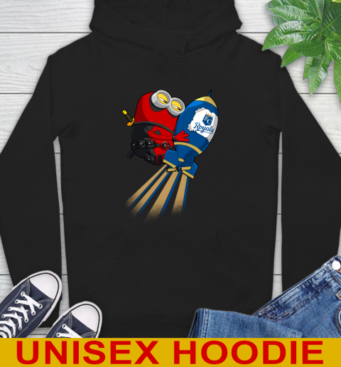 MLB Baseball Kansas City Royals Deadpool Minion Marvel Shirt Hoodie