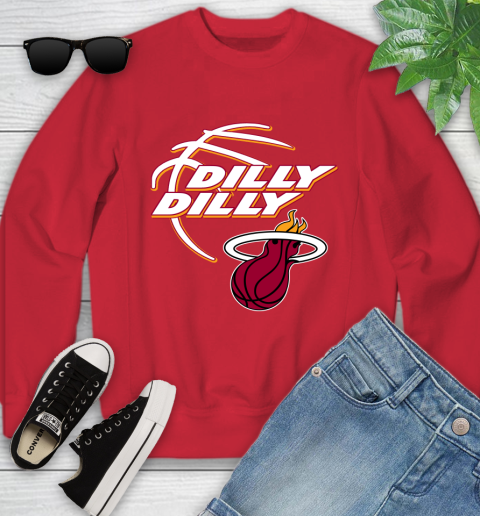 NBA Miami Heat Dilly Dilly Basketball Sports Youth Sweatshirt 9