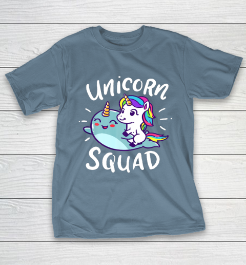Unicorn Squad Narwhal Funny Cute Birthday Party Present Gift T-Shirt 16