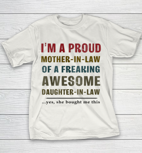 Mother's Day Awesome Mother In Law Funny Youth T-Shirt