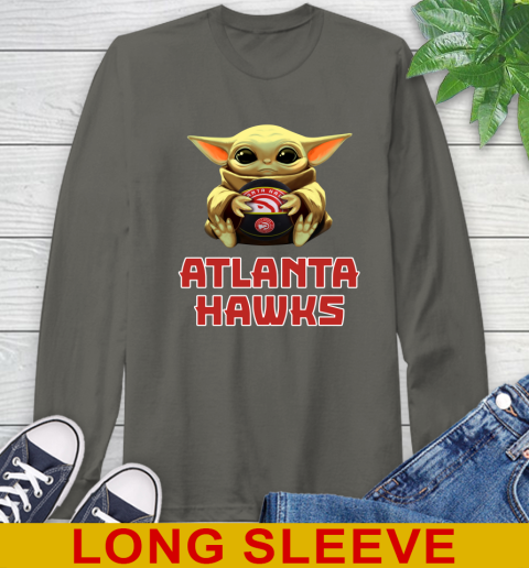 NBA Basketball Atlanta Hawks Star Wars Baby Yoda Shirt 65