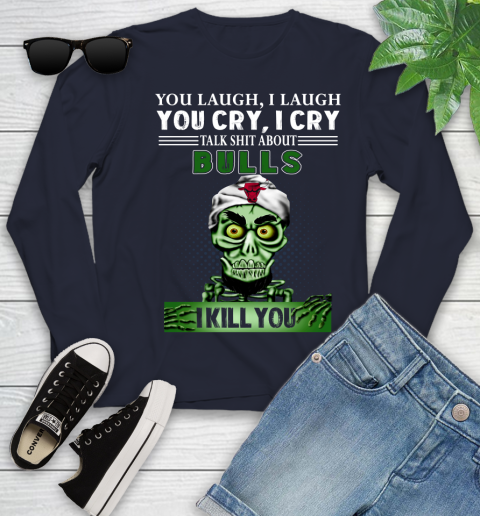 NBA Talk Shit About Chicago Bulls I Kill You Achmed The Dead Terrorist Jeffrey Dunham Basketball Youth Long Sleeve 2