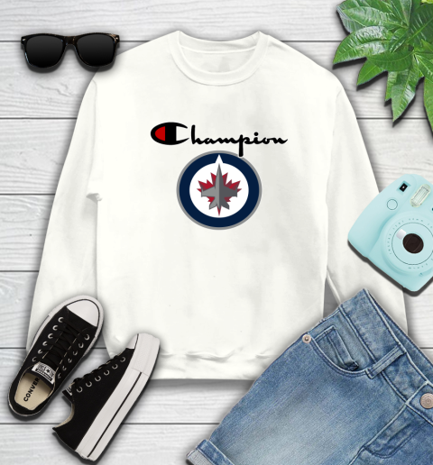 NHL Hockey Winnipeg Jets Champion Shirt Sweatshirt