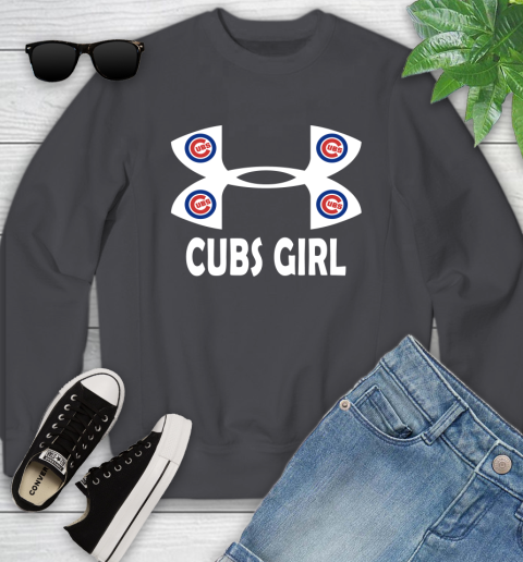 MLB Chicago Cubs Under Armour Baseball Sports Youth Sweatshirt 5