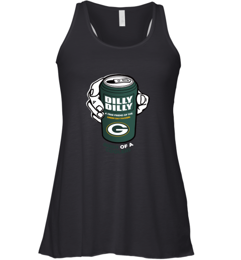 Bud Light Dilly Dilly! Green Bay Packers Birds Of A Cooler Racerback Tank