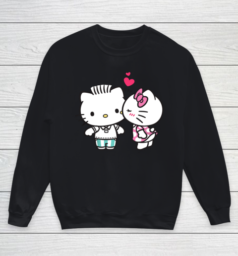 Hello Kitty and Dear Daniel Valentine Tee Youth Sweatshirt
