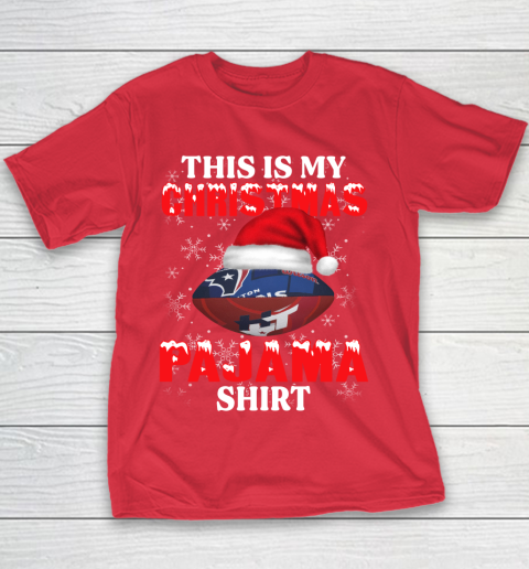 Houston Texans This Is My Christmas Pajama Shirt NFL Youth T-Shirt 7