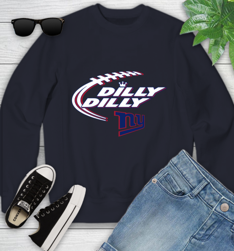 NFL New York Giants Dilly Dilly Football Sports Youth Sweatshirt 3