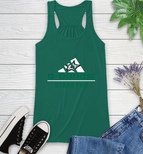 NHL A Badass Dallas Stars Jackets Fan Adidas Hockey Sports Racerback Tank 6