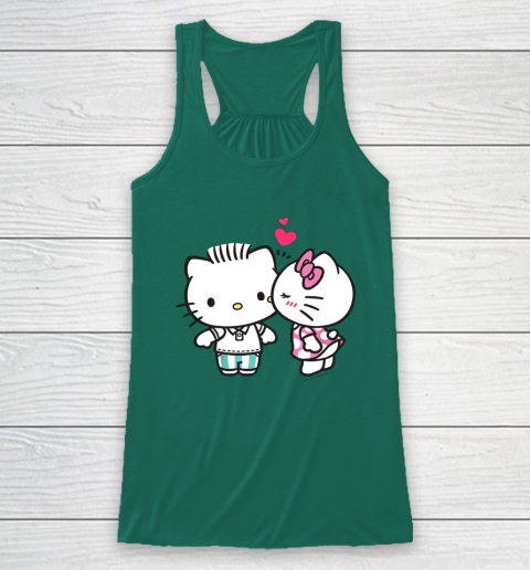 Hello Kitty and Dear Daniel Valentine Tee Racerback Tank 5