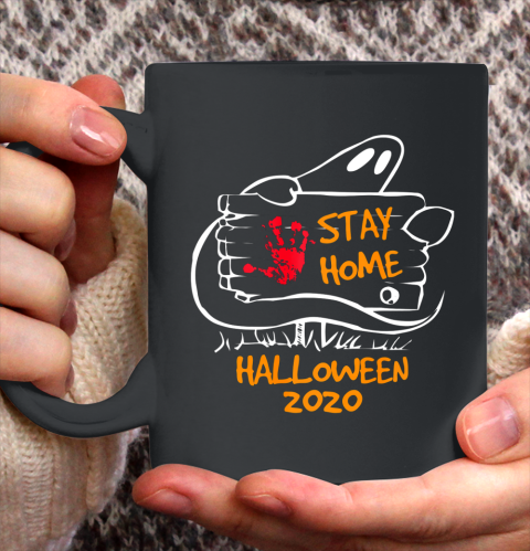 Social Distancing Quarantine Halloween Ceramic Mug 11oz