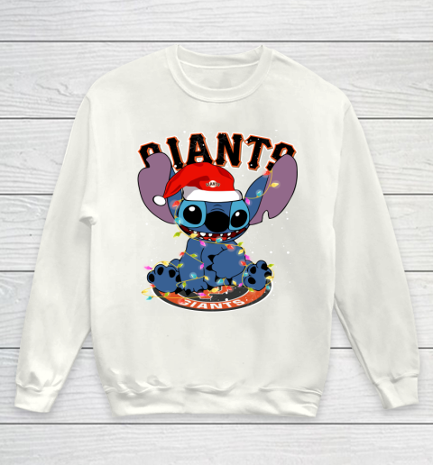 San Francisco Giants MLB noel stitch Baseball Christmas Youth Sweatshirt