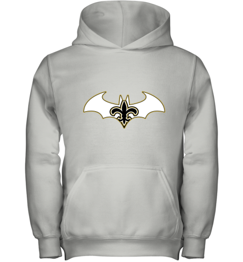We Are The New Orleans Saints Batman NFL Mashup Youth Hoodie