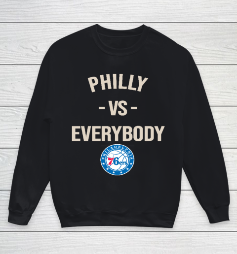 Philadelphia 76ers Vs Everybody Youth Sweatshirt