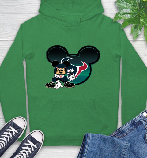 NFL Houston Texans Mickey Mouse Disney Football T Shirt Hoodie 8