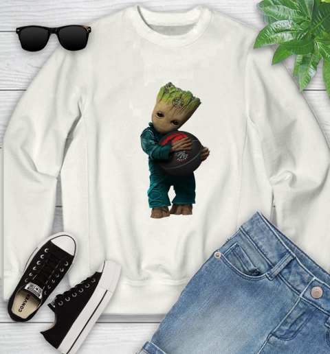 NBA Groot Guardians Of The Galaxy Basketball Sports Toronto Raptors Youth Sweatshirt