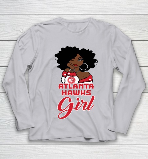 Atlanta Hawkss Girl NBA Youth Long Sleeve 5