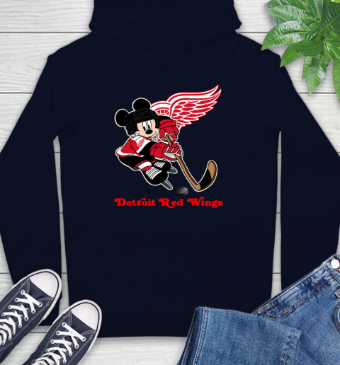 NHL Detroit Red Wings Mickey Mouse Disney Hockey T Shirt Hoodie 16
