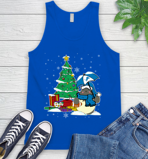 Detroit Lions NFL Football Cute Tonari No Totoro Christmas Sports Tank Top 4