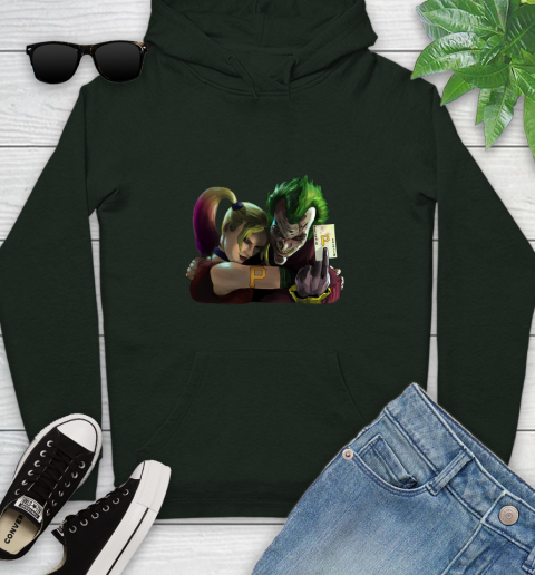 Pittsburgh Pirates MLB Baseball Joker Harley Quinn Suicide Squad Youth Hoodie - Image 14